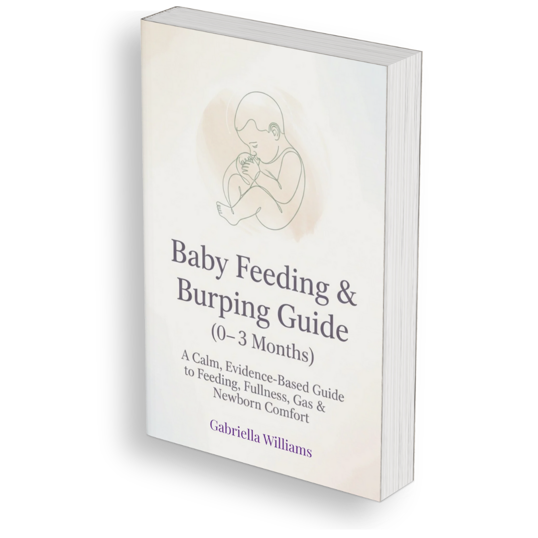 Baby feeding & burping guide (0–3 Months)